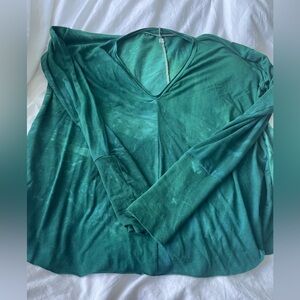 Sinew Moon malachite green XS/s long sleeve top